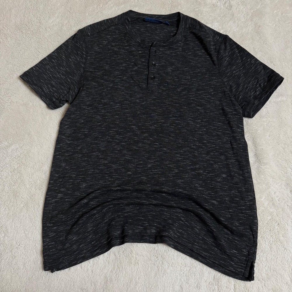 short sleeve apt. 9 heather grey henley shirt